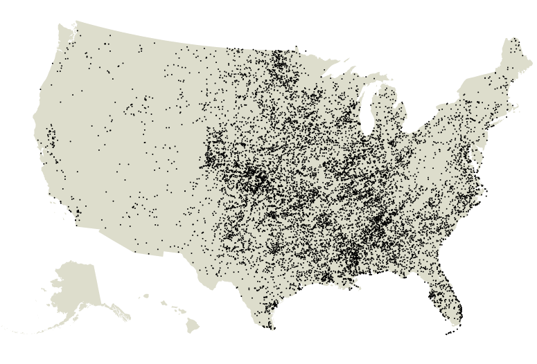 All tornadoes from 2005-2014